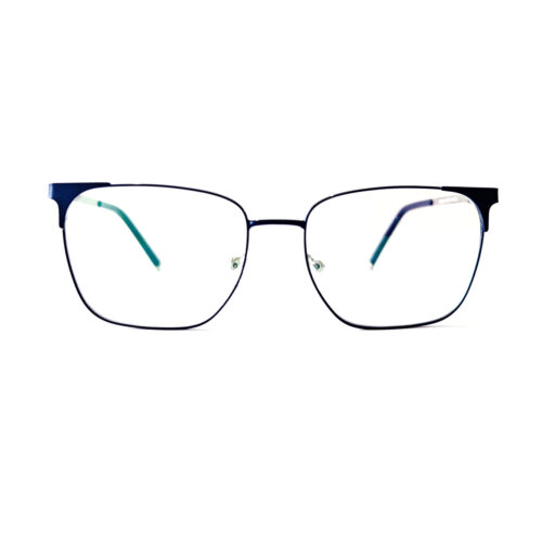 Navy Blue Square Rimmed Eyeglasses for Men and Women