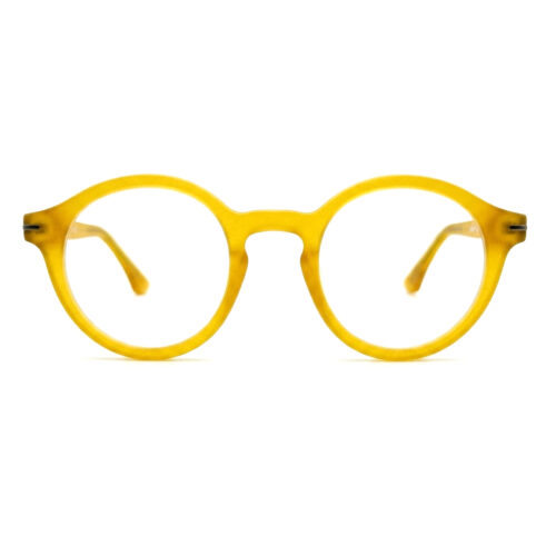 Yellow Round Eyeglasses for Men and Women