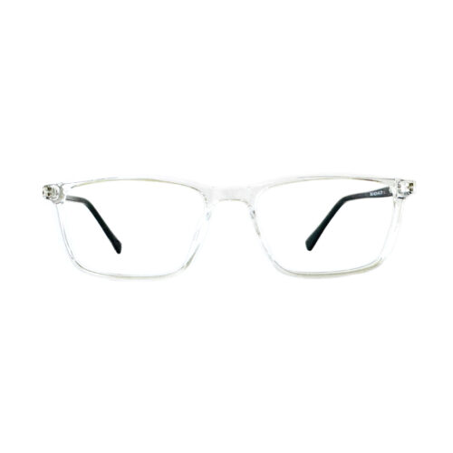 Transparent Rectangle Eyeglasses for Teens