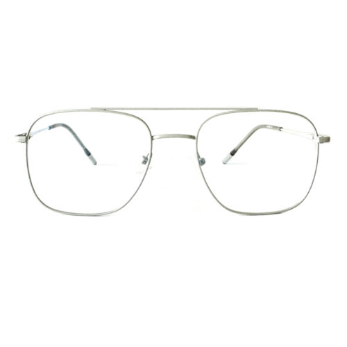 Light Gray Square Eyeglasses for Men