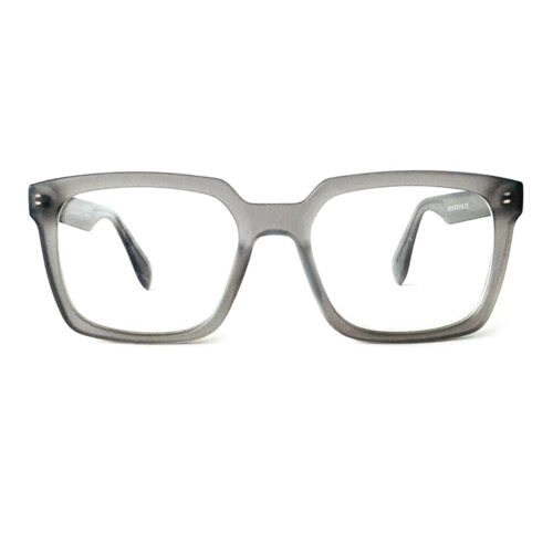 Gray Square Eyeglasses for Men and Women