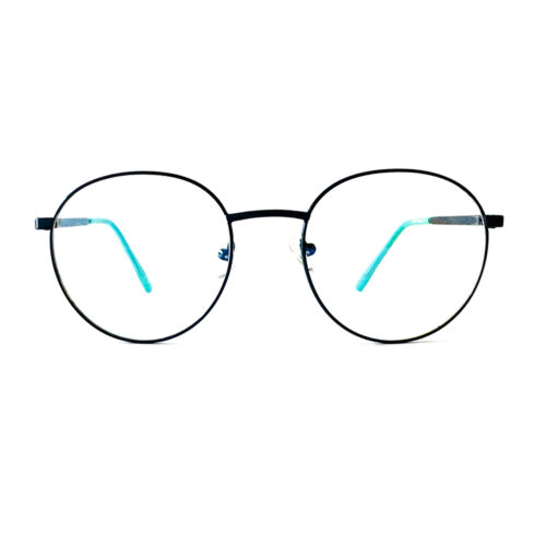 Navy Blue Round Eyeglasses for Men and Women