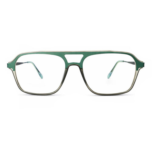 Green Square Eyeglasses for Men and Women