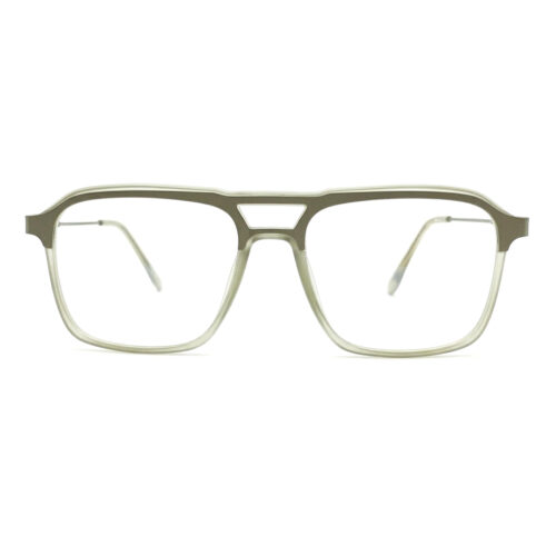Olive Green Square Eyeglasses for Men and Women