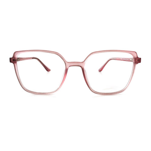 Pink Geometric Eyeglasses for Men and Women